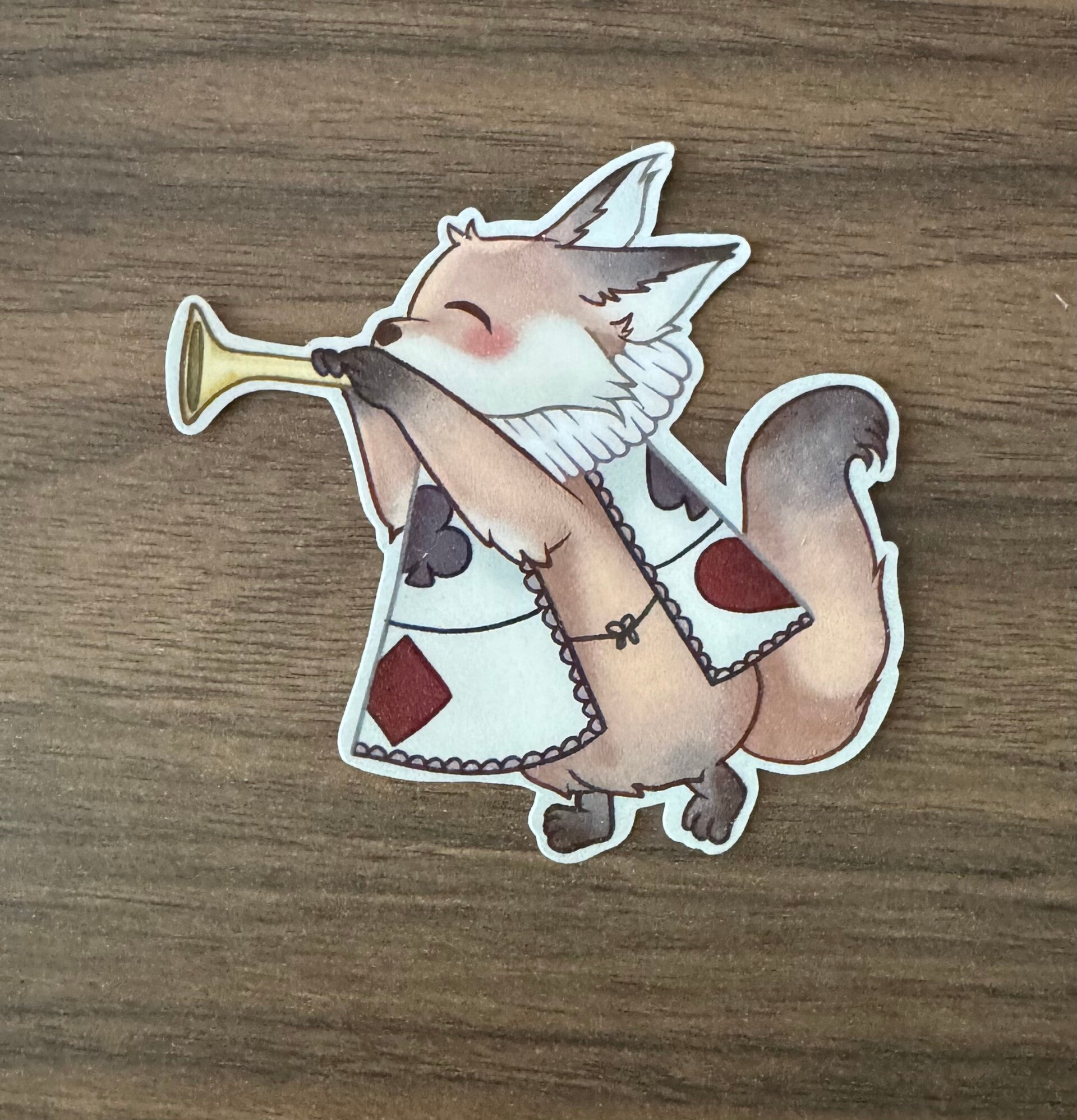 Sticker - Trumpet Fox