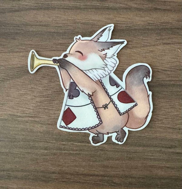 Sticker - Trumpet Fox