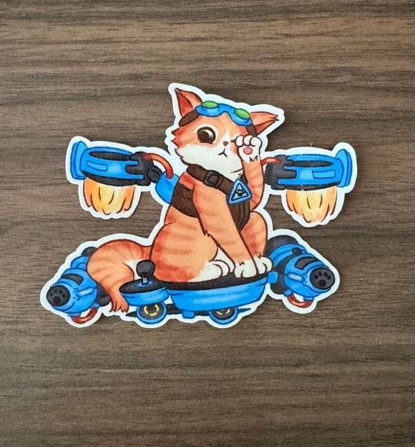 Sticker - Jetpack Cat