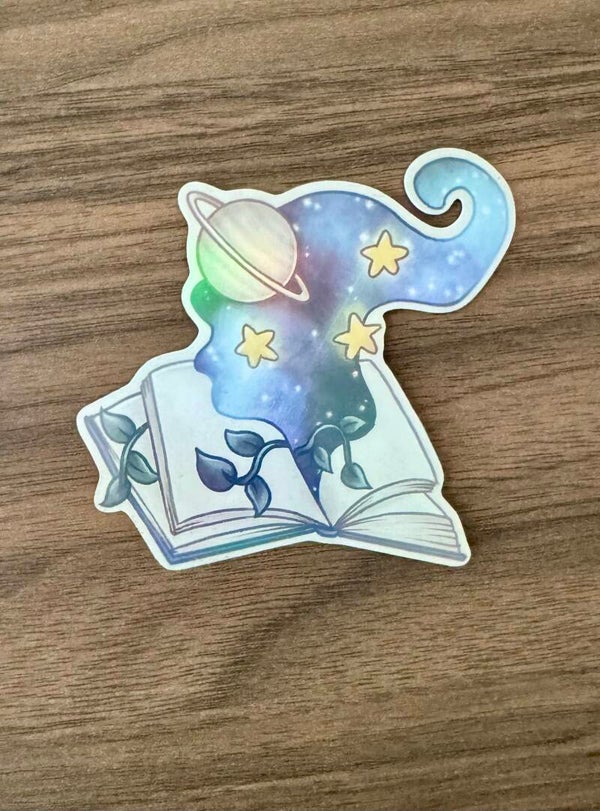 Sticker - Space Book