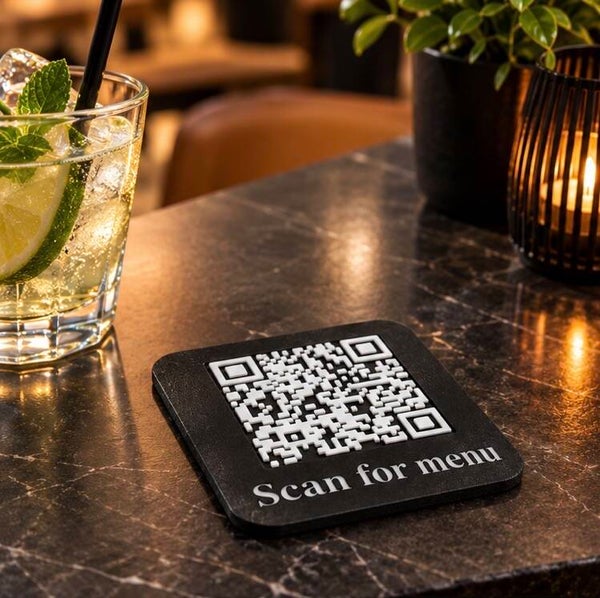 Onderzetter met qr