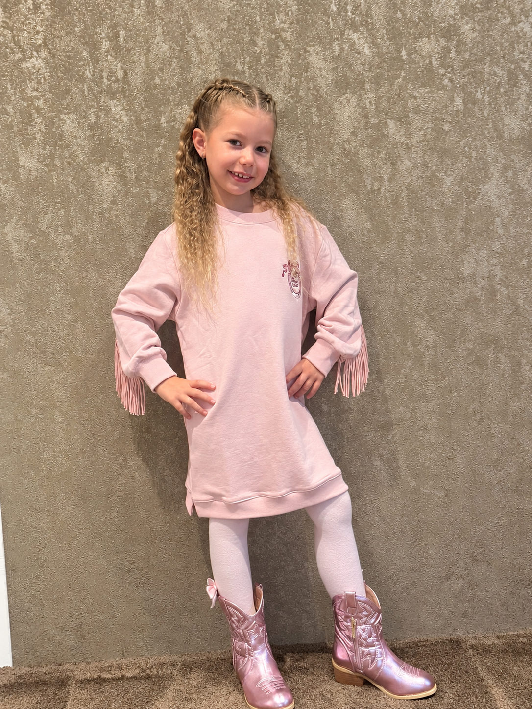 Angel's Face - Jessie Fringe sweat dress