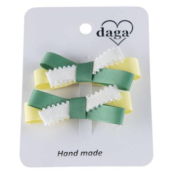 Daga - sunny lemon haarstrikjes