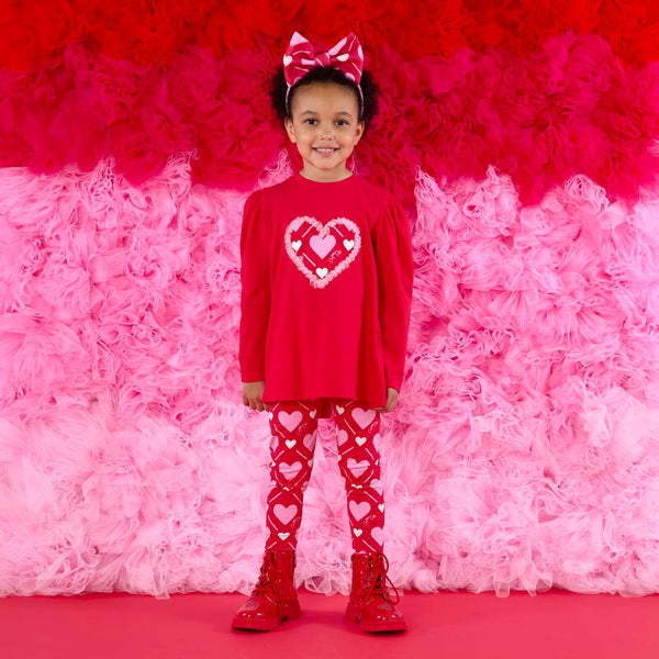 A'Dee - Heart print leggingset