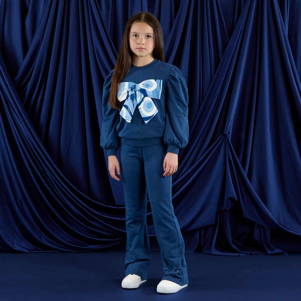 A'dee - Swirl Bow flare tracksuit