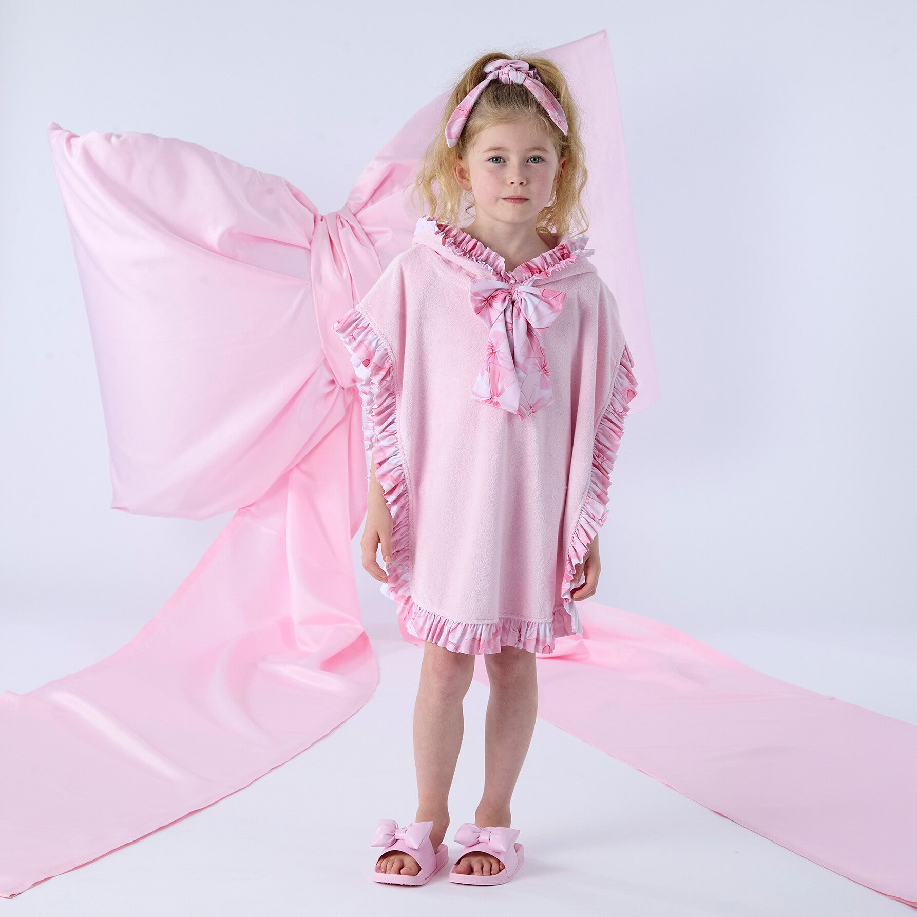 A'Dee - Bowtique chic Bow Print Poncho