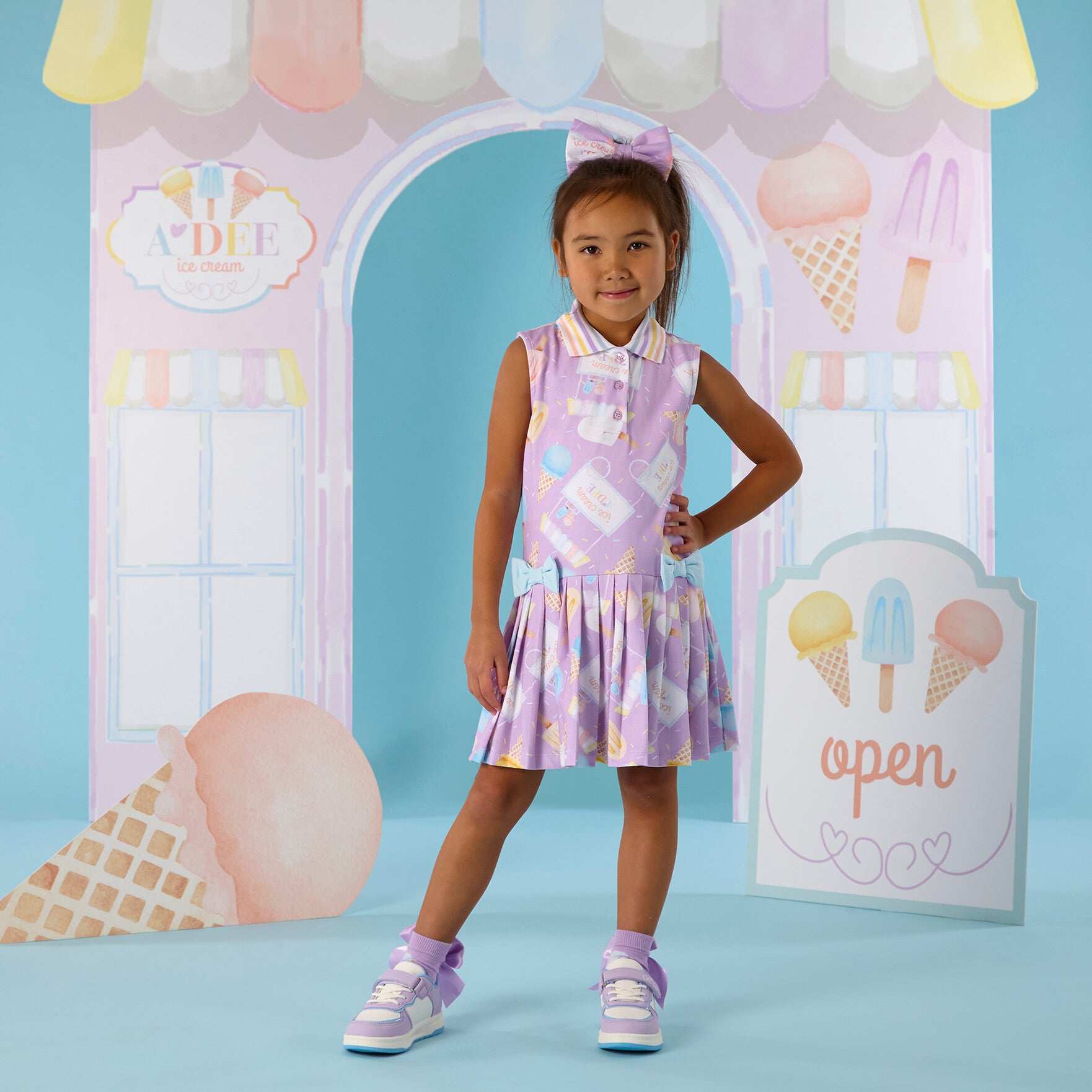 A'Dee - Pastel Parlour ice cream tennis dress
