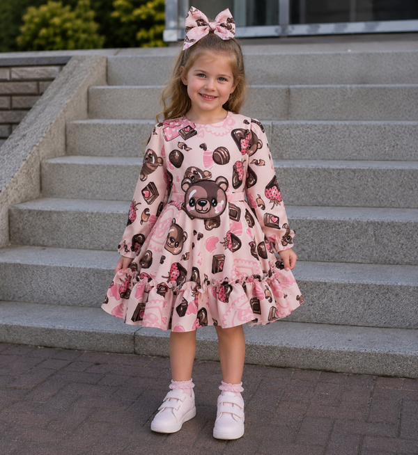Daga - Chocolate Teddy Dress