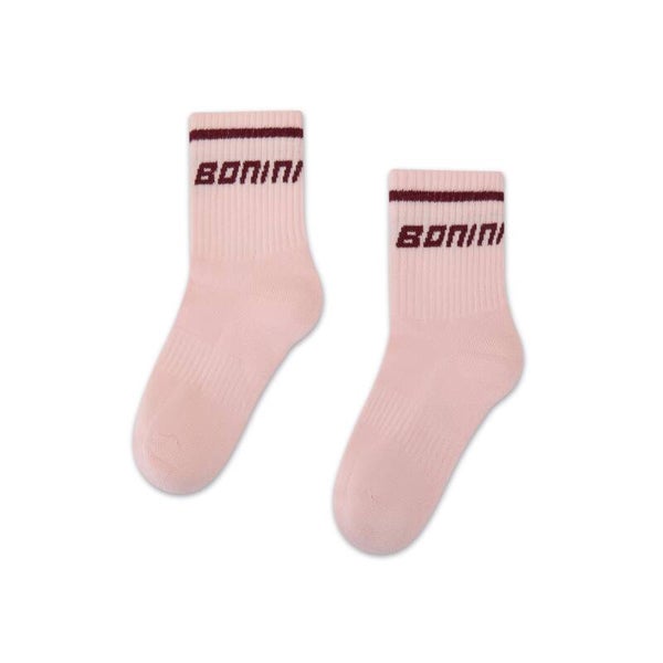 Bonini - pink burgundy sport sokken