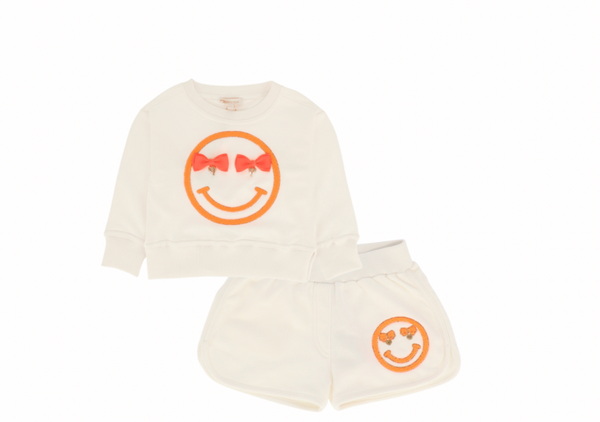 Angel’s Face - smile sweat set snowdrop