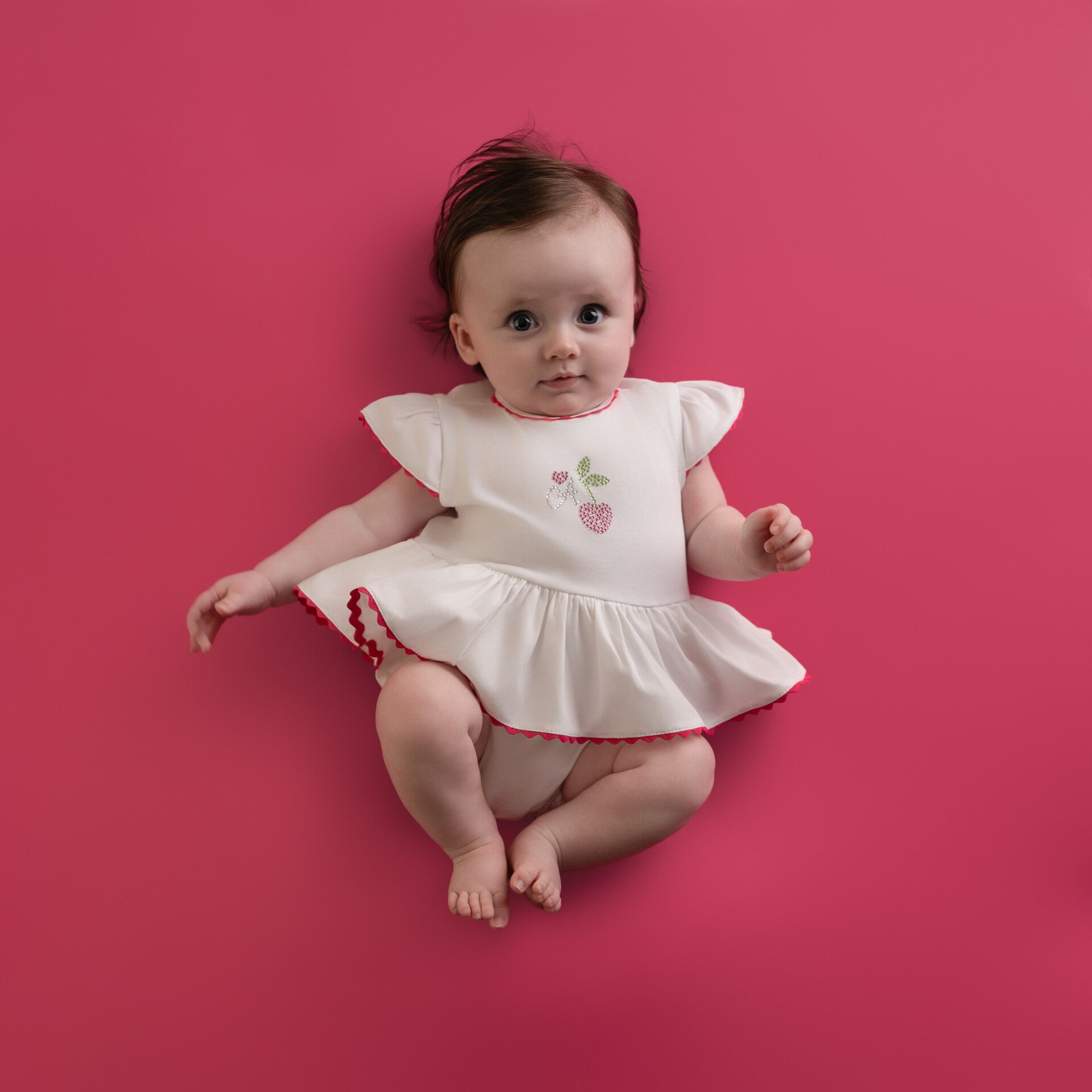 Little A - Cutie Frutti Cherry Romper
