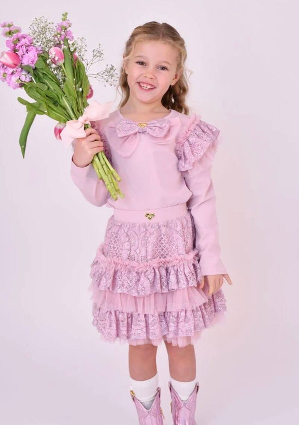 Angel's Face - Oliva sequin skirt set