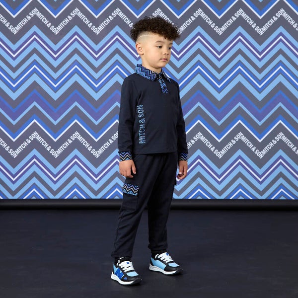 Mitch&Son - Chevron Winter polo 2 delige set
