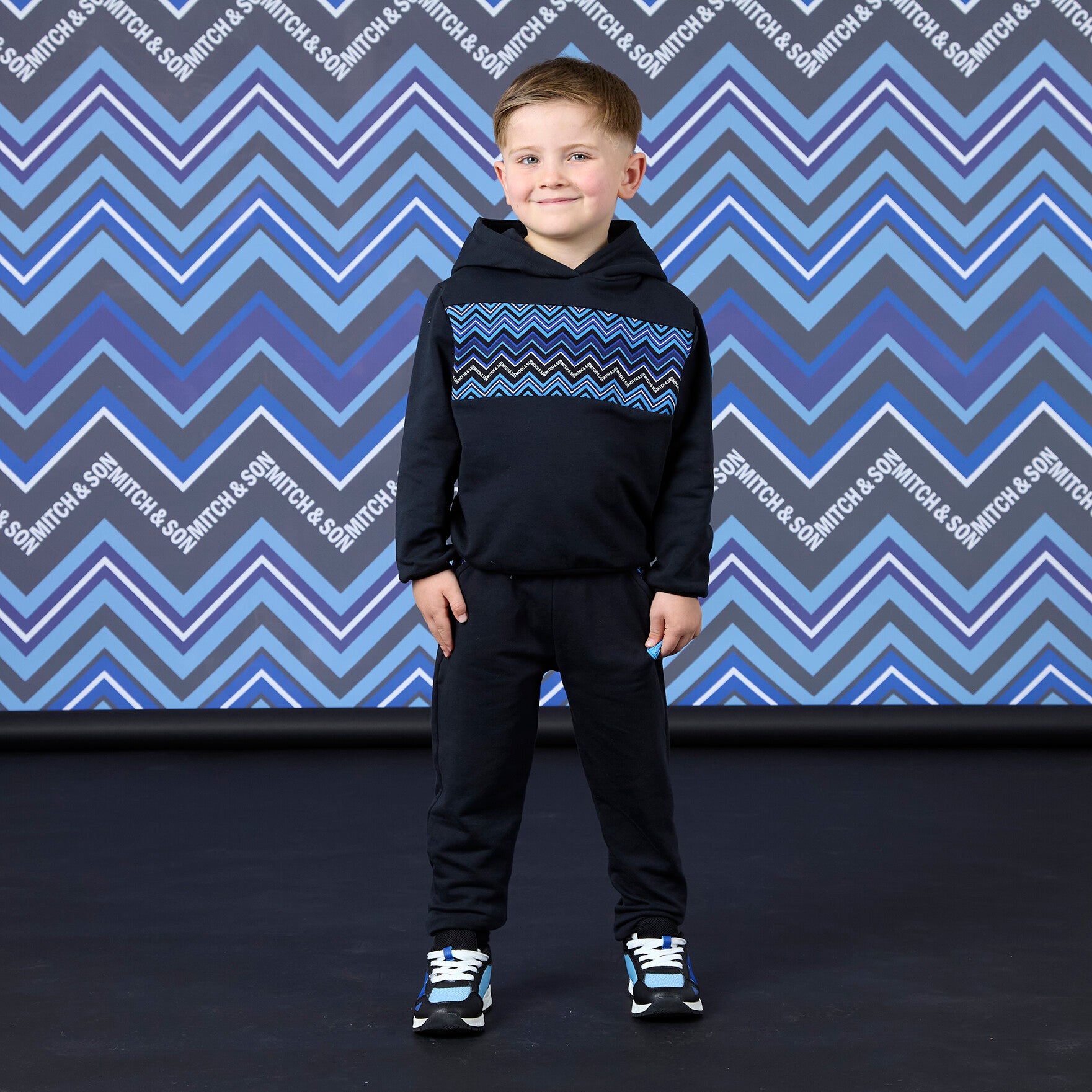 Mitch&Son - Chevron winter hoody tracksuit