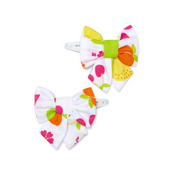 Little A - Cutie Frutti print hair clips