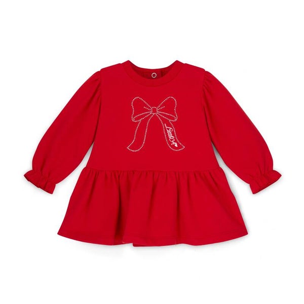 Little A - Little Locket Sweat dress red