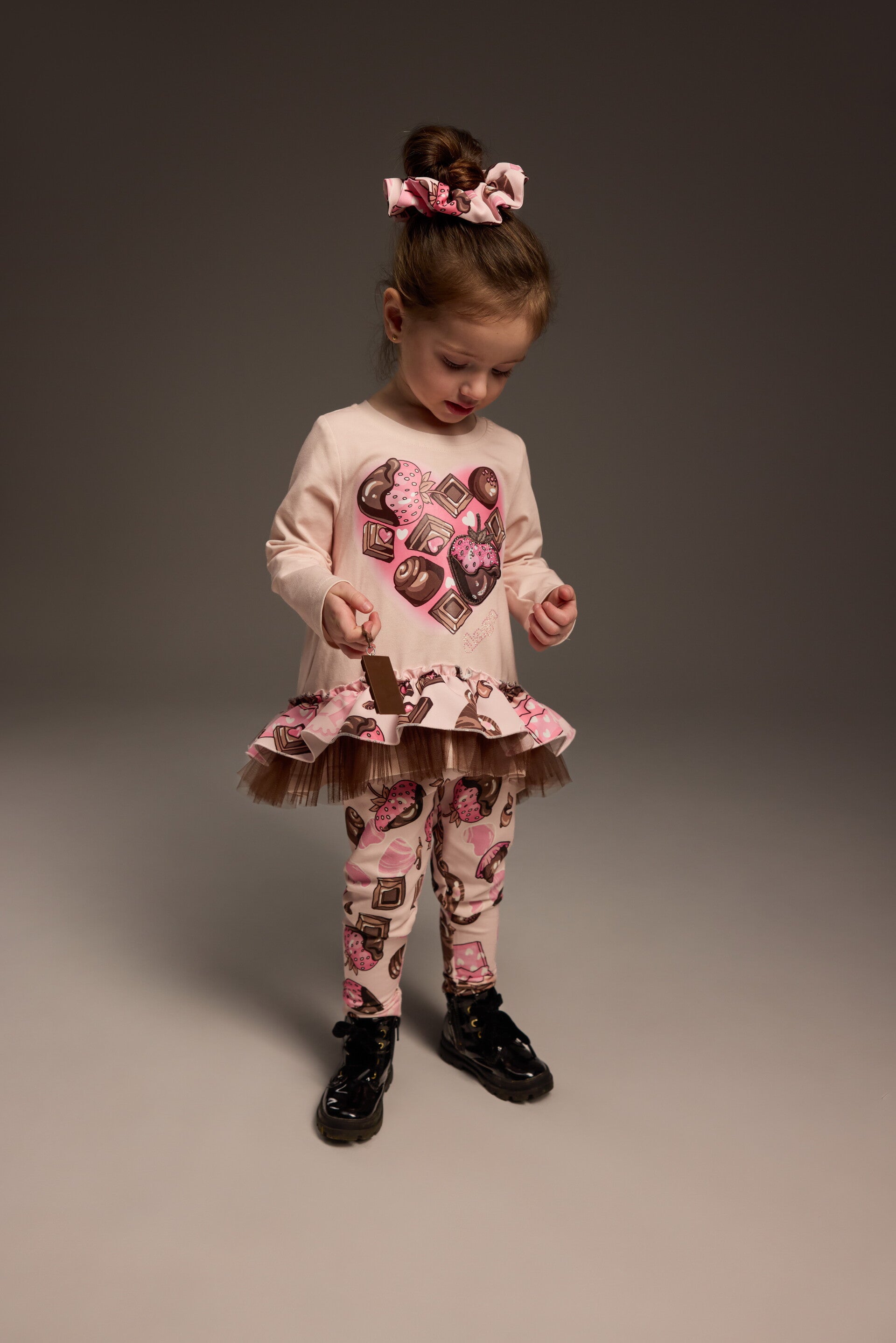 Daga - Chocolate teddy leggingset