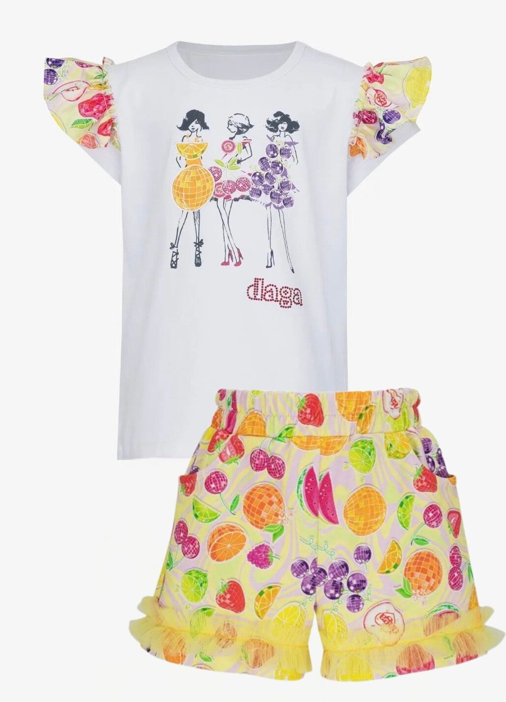 Daga - Tutti Frutti short set