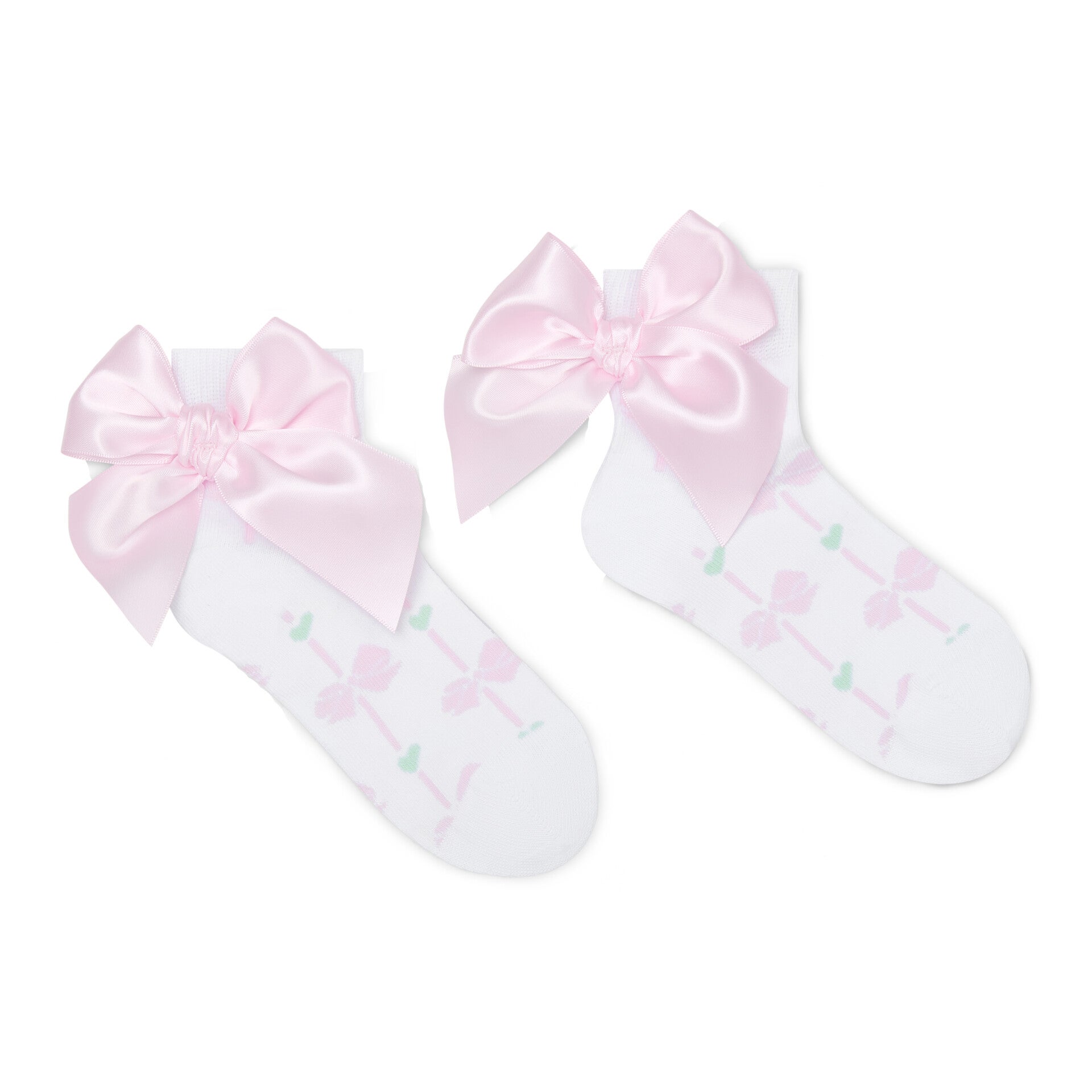 A'Dee - Bowtique chic bows and stripes  ankle sock