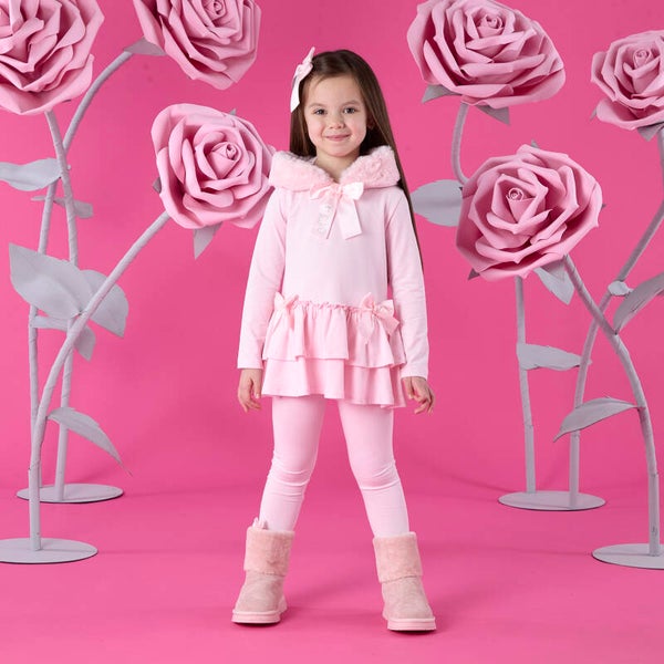 A'Dee - Winter Bloom Fur leggingset