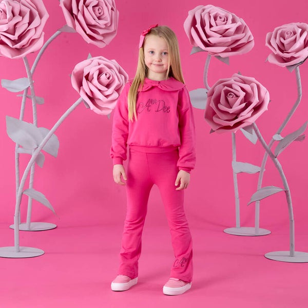 A'Dee - Winter Bloom Flair tracksuit fuchsia