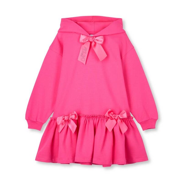 A'Dee - Winter Bloom Fuchsia Hoodie sweat dress