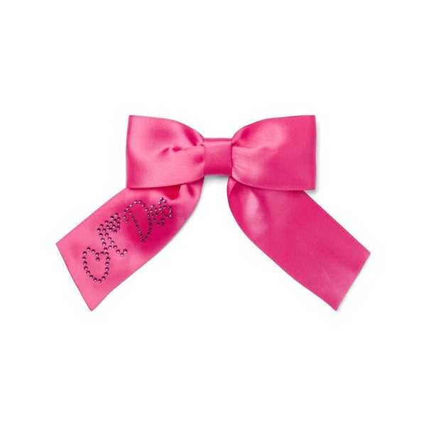A'Dee - Winter Bloom Fuchsia hair bow satin