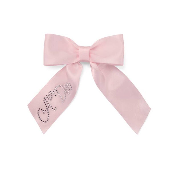 A'Dee - Winter Bloom Satin Bow pale pink