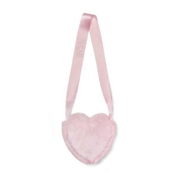 A'Dee - Winter Bloom Fur heart bag