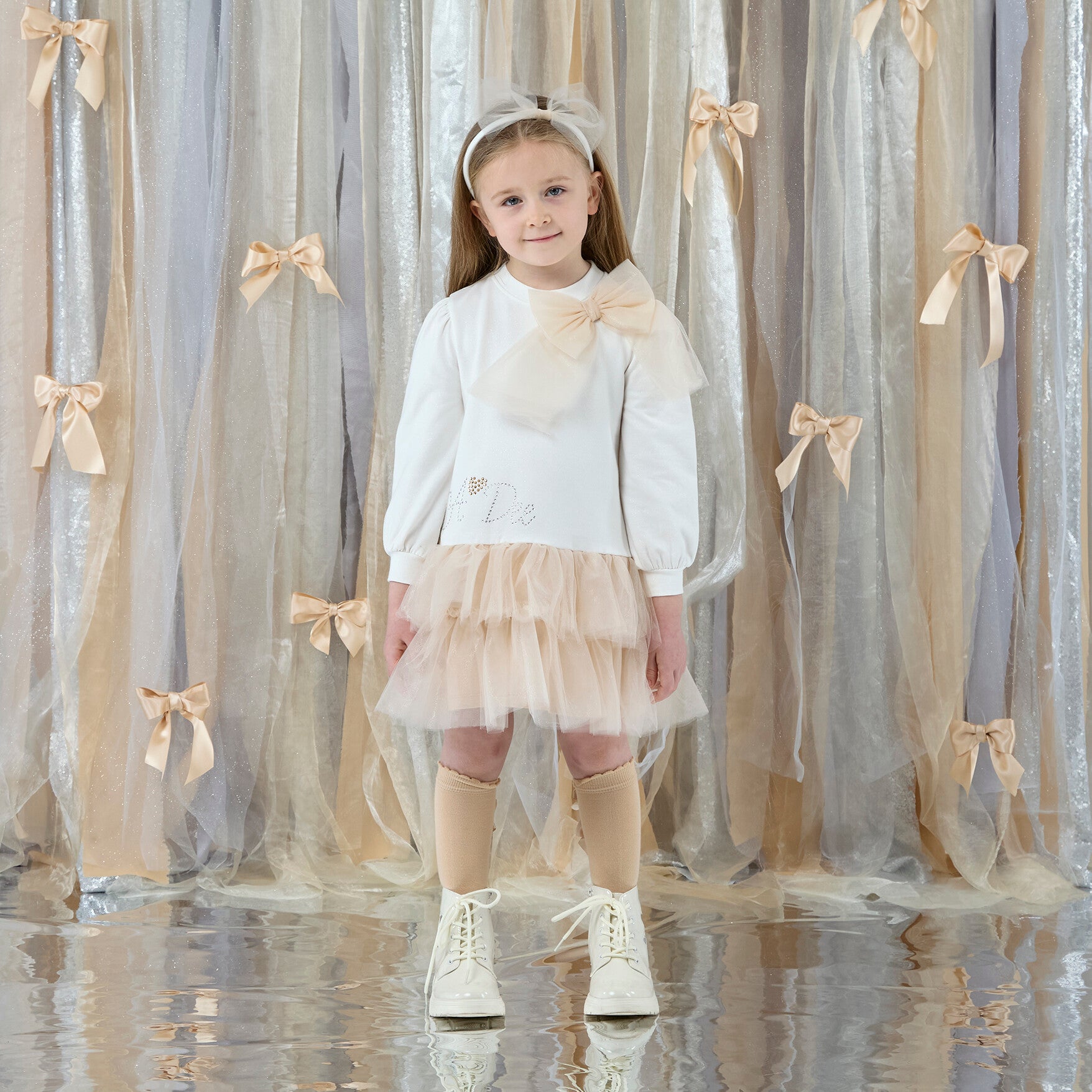 A'Dee - Eau de Dee tulle bow dress