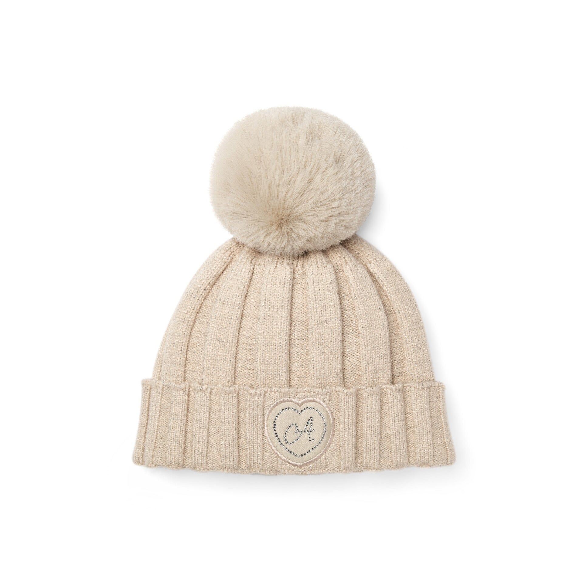 A'Dee - pom pom hat beige