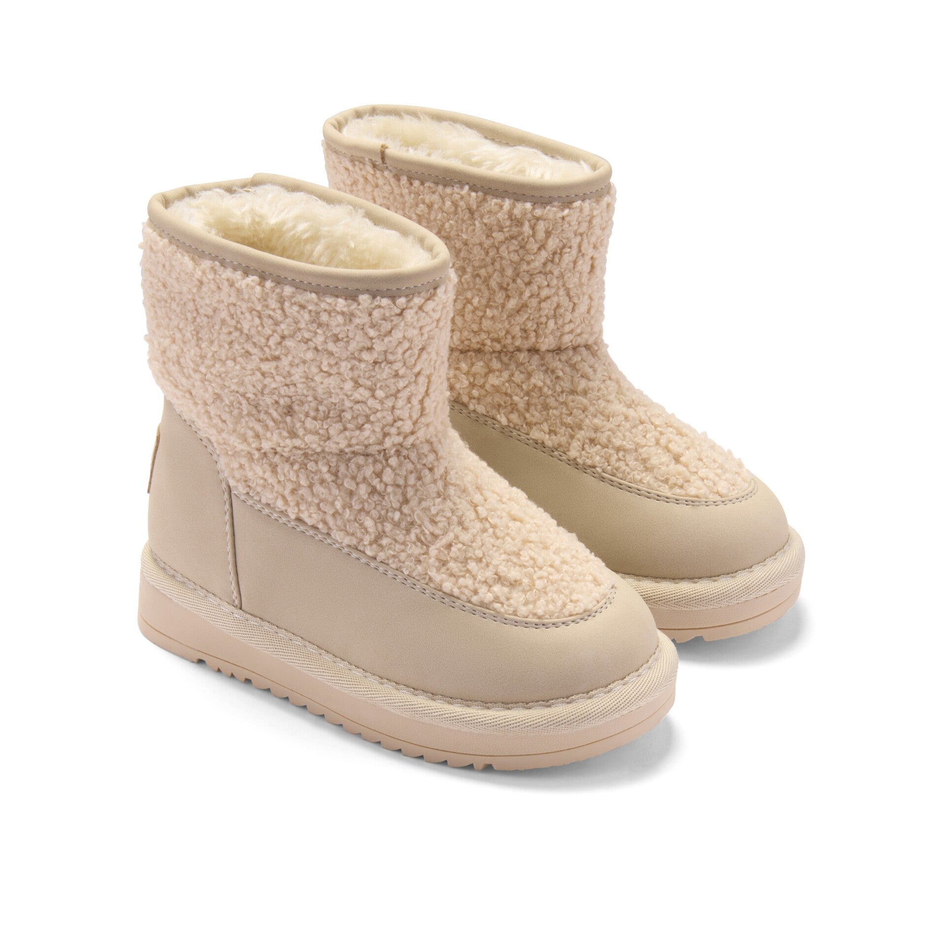A'Dee - Teddie Boucle boots beige