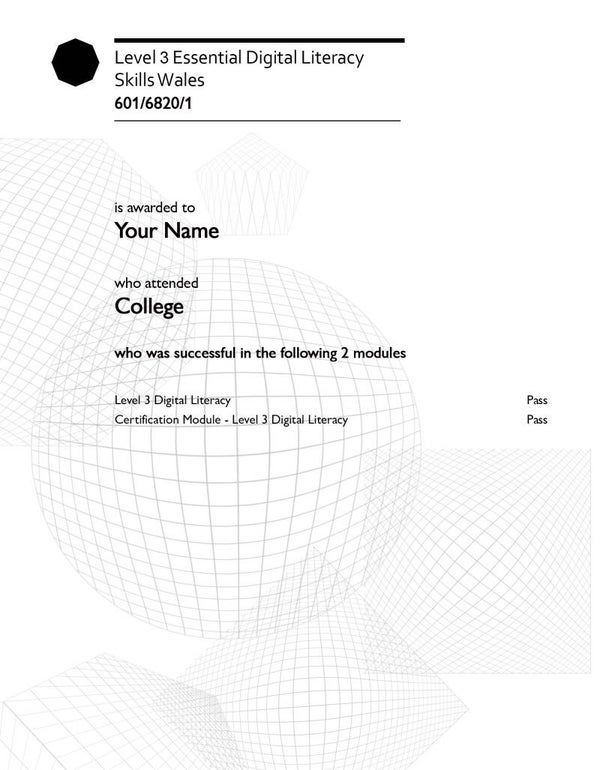 Essential Skills Wales Certificate