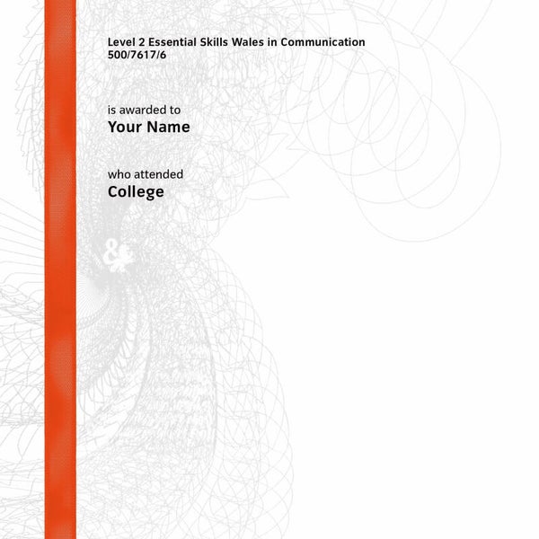 Essential Skills Wales Certificate