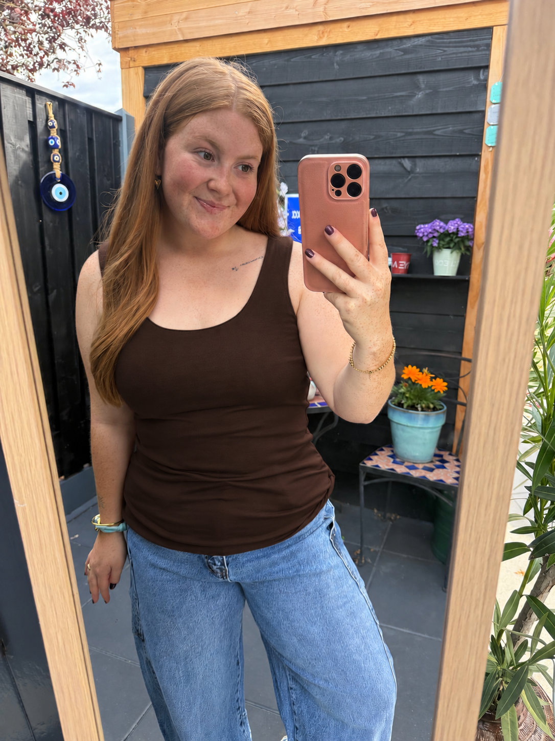 Basic hempje maud - Brown