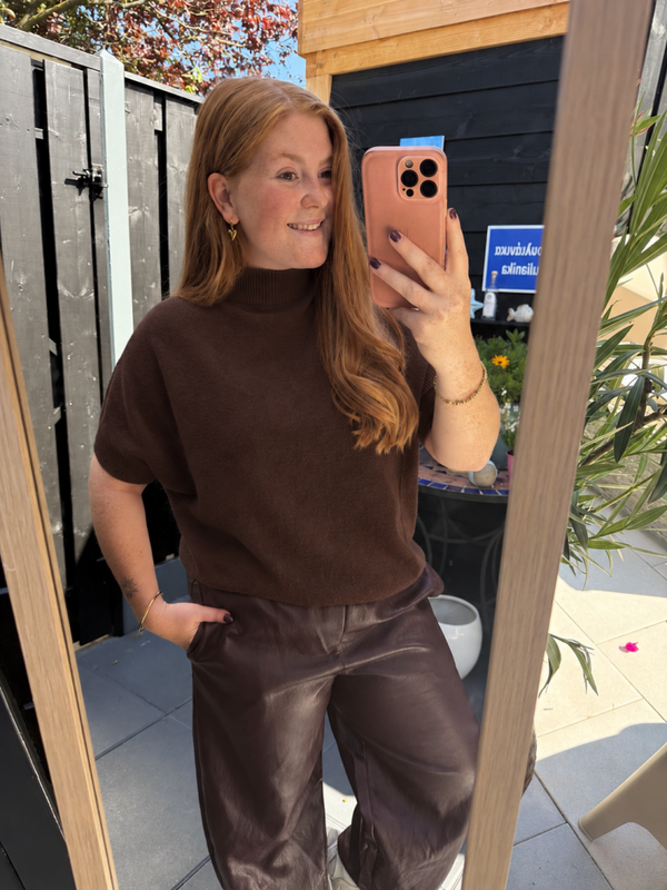Trui fien - Brown