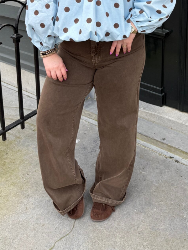 Laulia jeans -  Bruin