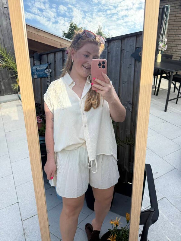 Katoenen setje - Beige