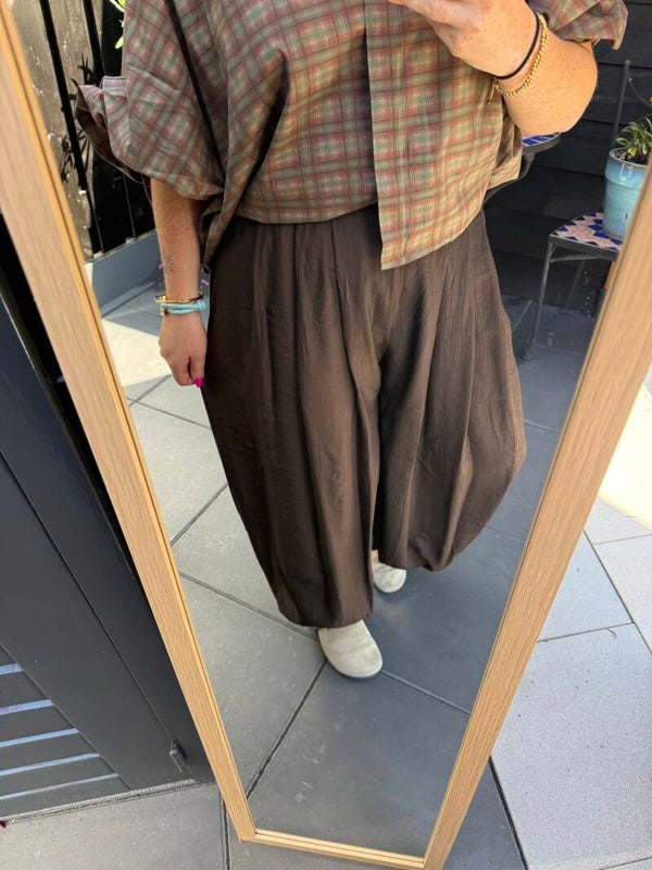 Balloon broek - Bruin