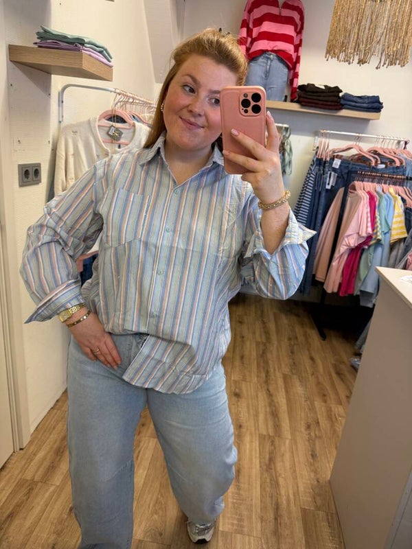 Glammy blouse - Blauw