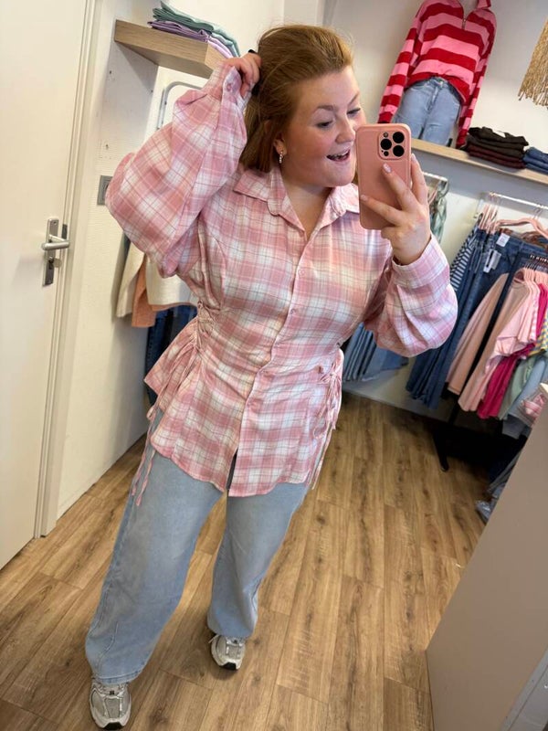 Blouse met knoop details