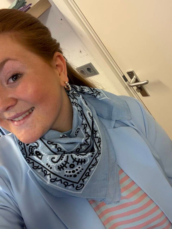 Sjaaltje presley blauw