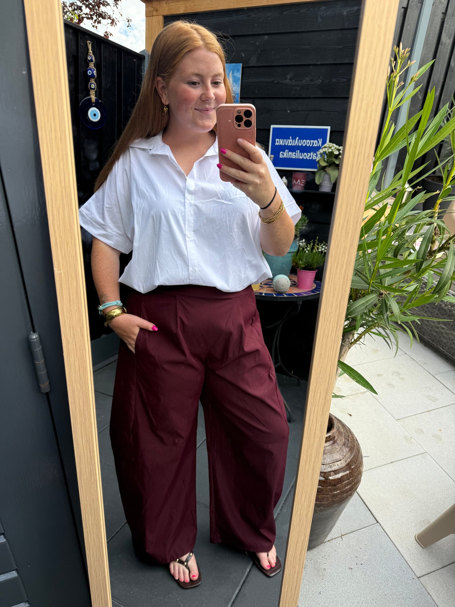 Balloon broek kelly - Bordeaux