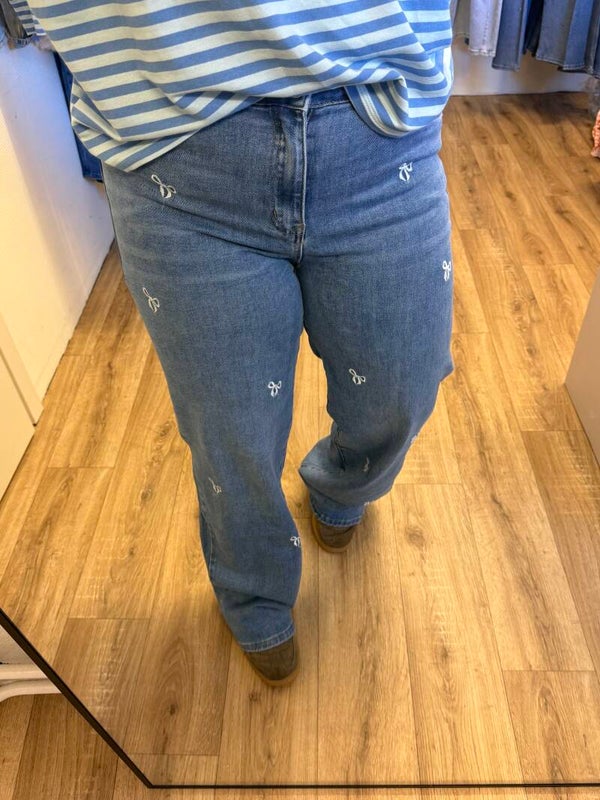 Goodies jeans strikjes -  t/m maat 44 ( Wide leg)