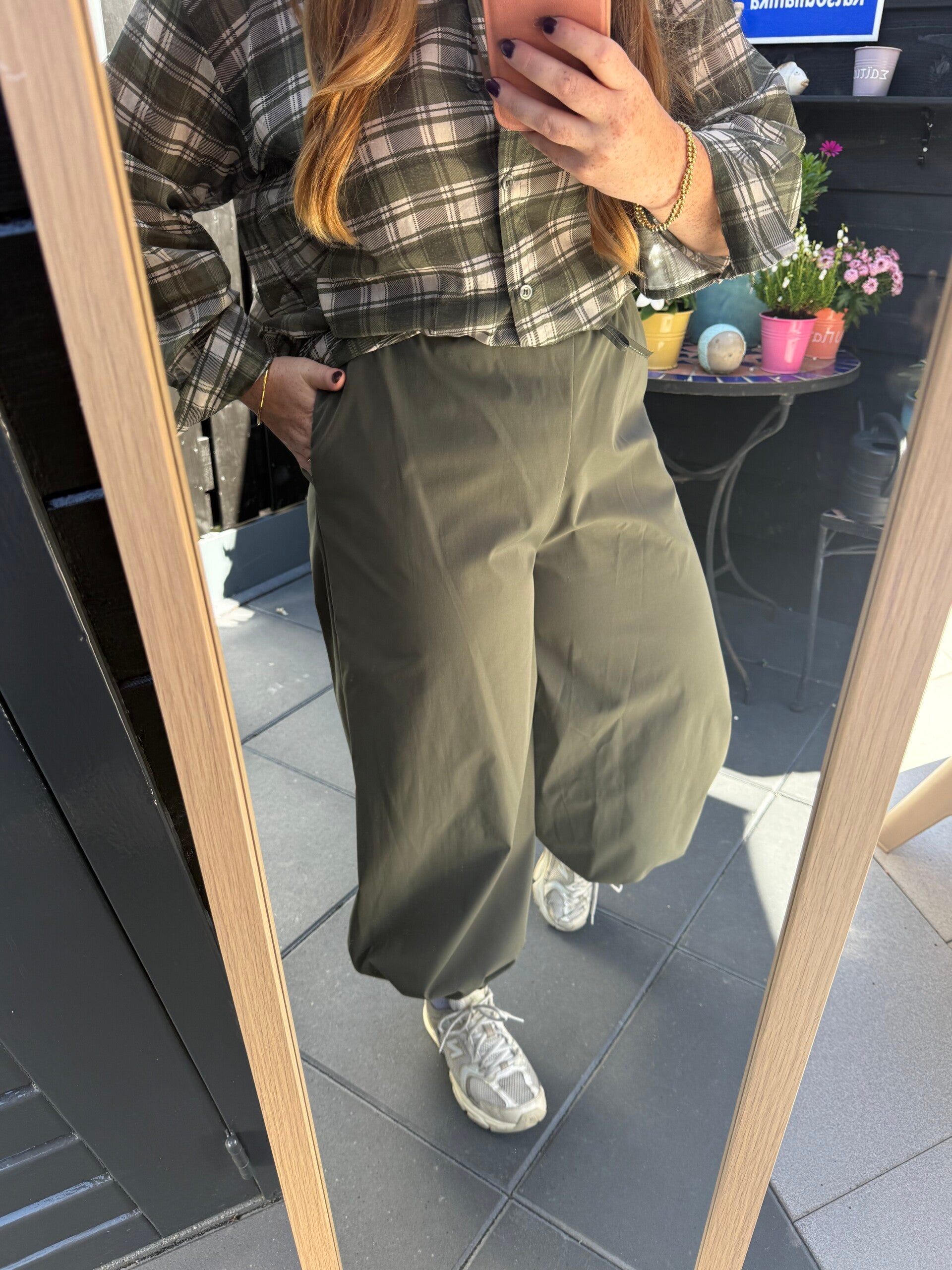 Balloon pants - Groen