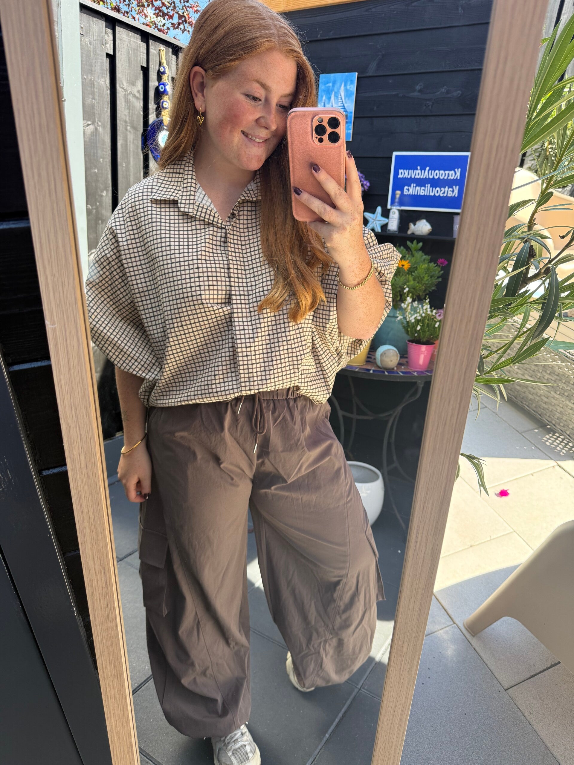 Cargo balloon broek - Chocolade