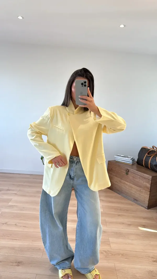 Blazer Pipa - Geel