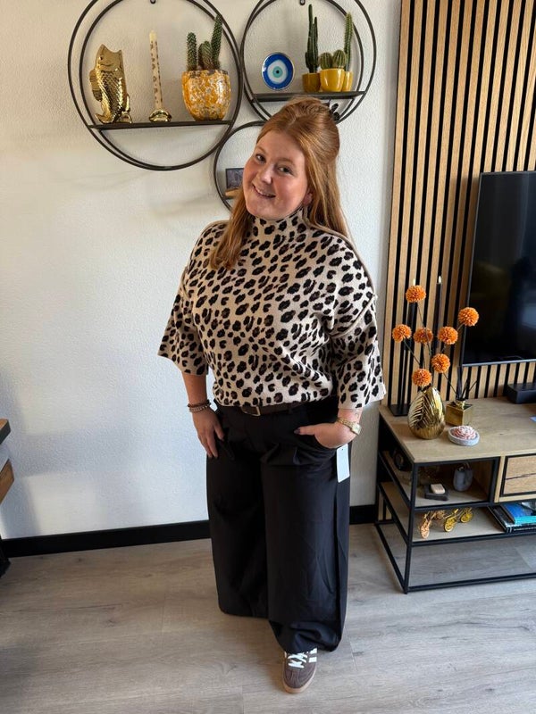 Leopard trui