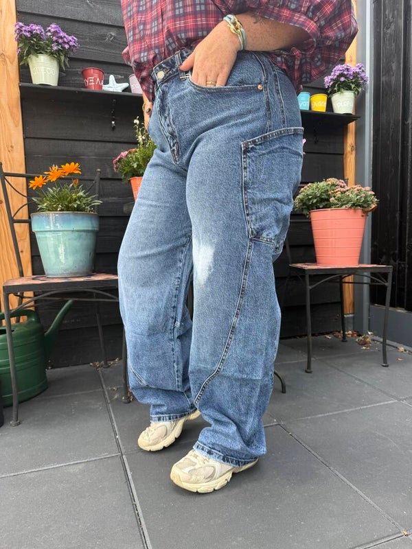Balloon jeans met zakken