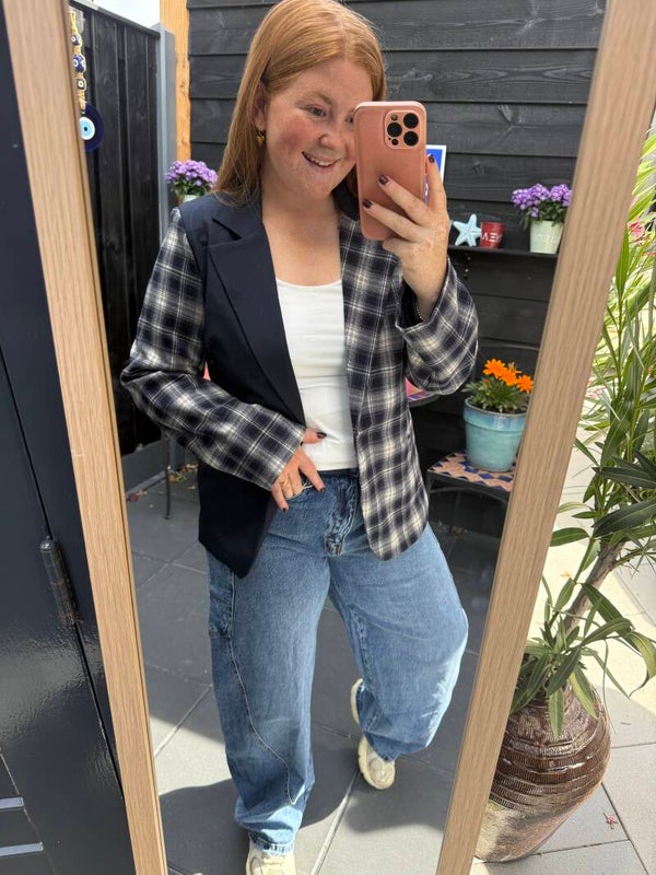 Different blazer ruit - Navy